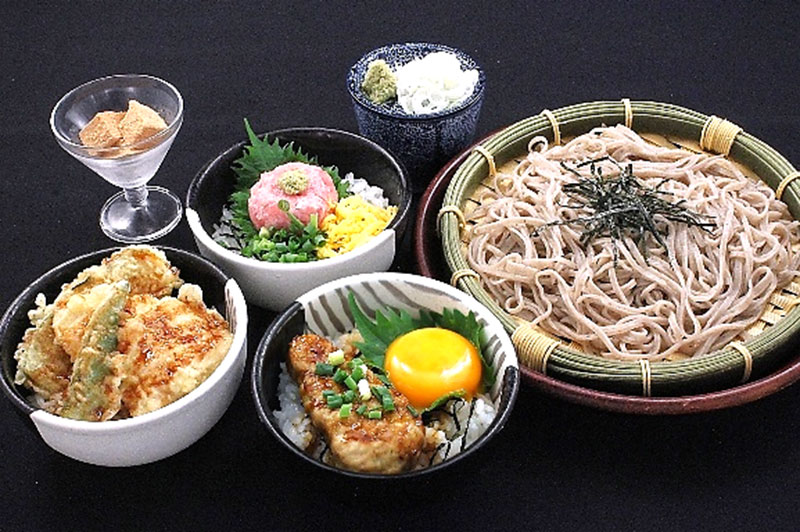 ざるそばと選べるミニ丼